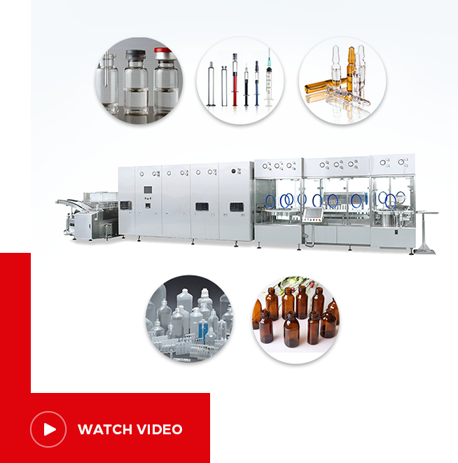 automatic vial filling production line