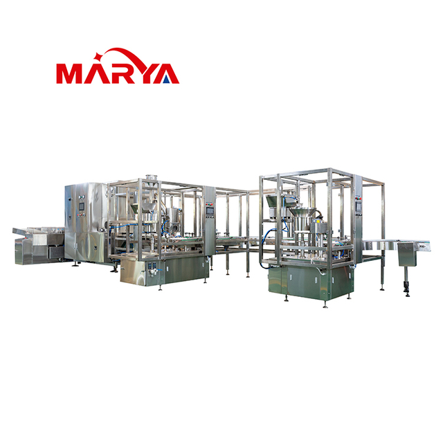 Vial Powder Filling Stoppering Capping Line