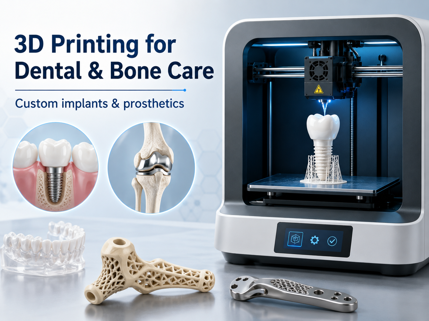 3d printing in Implants and Prosthetics