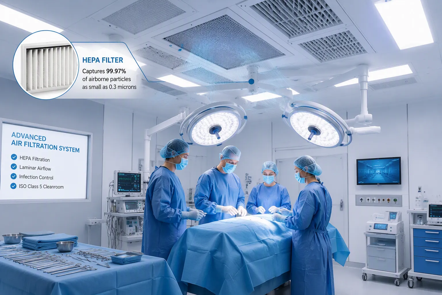 Cleanroom applications in healthcare and other industries