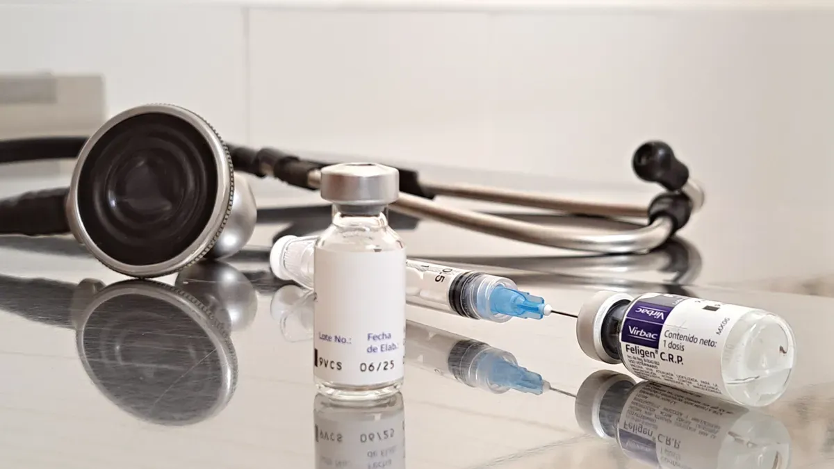 Supplies for Filling a Syringe